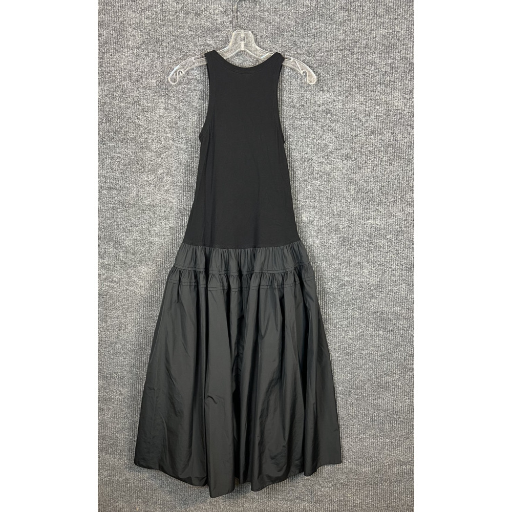 CO Tank Dress Womens XS Black Sleeveless Tiered Skirt Timeless Modern - Picture 2 of 13